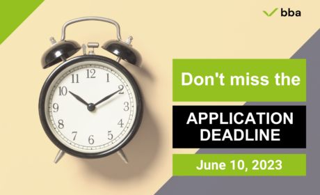 BBA Application Deadline on June 10, 2023
