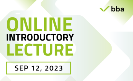 BBA Online Introductory Lecture /Sep 12, 2023/
