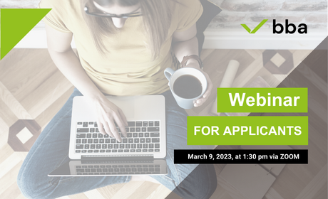 Online Webinar for BBA Applicants /March 9, 2023/