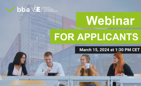 Webinar for BBA Applicants /March 15, 2024 | 1:30 PM/