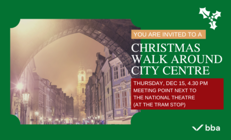 Christmas Walk about the City Centre for BBA Students /December 15, 2022/