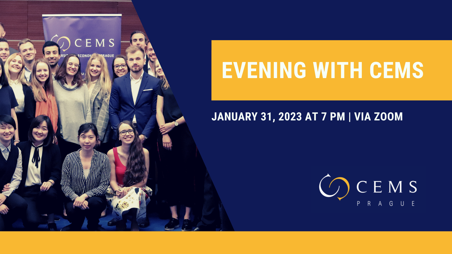 Interested in CEMS? Join Us for Evening with CEMS /January 31, 2023/