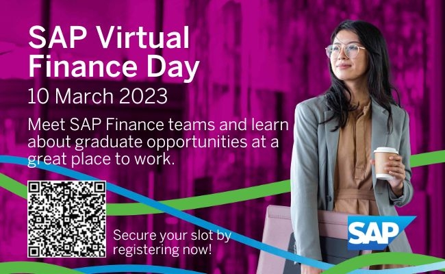SAP is Organizing Virtual Finance Day /Apply by Feb 28, 2023/