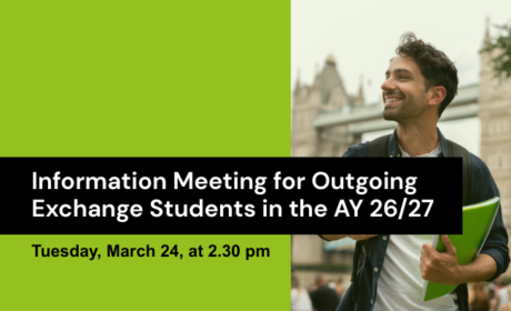 Information Meeting for Outgoing Exchange Students in the AY 26/27