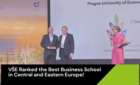 VŠE Once Again Ranked the Best Business School in Central and Eastern Europe!
