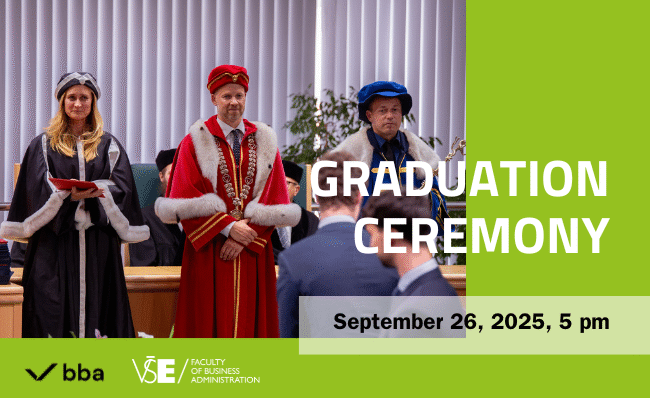 BBA Graduation Ceremony banner