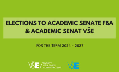 Elections to Academic Senate FBA and Academic Senat VŠE for the term 2024 – 2027