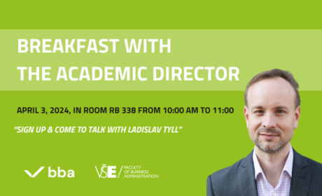 Breakfast with the Academic Director  /April 3, 2024 from 10:00 to 11:00 am, in room RB 338/